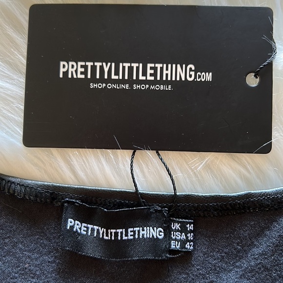 PrettyLittleThing Black Ruffle Dress - Picture 12 of 13